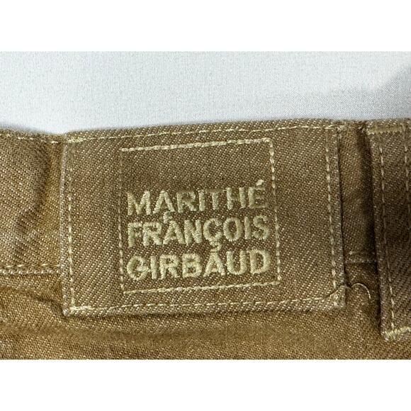 Marithe Francois Girbaud Mens Brand X Authentic Fit Tan Denim Jeans - 32 (31x27) - Picture 4 of 7